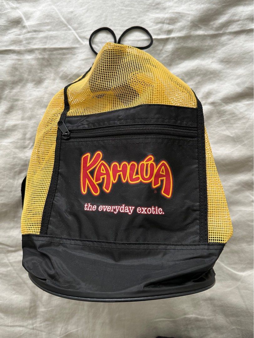 KAHLUA Beach Backpack (Category: Shoulder Bags) located in Singapore. Submitted by jmich0 (Listing ID 1325494259, Image 1). Description: - Very cute bag & Great for a beach outing - Only carried out once - Still in great condition - Can be flat packed - Normal mail +$1.50 .