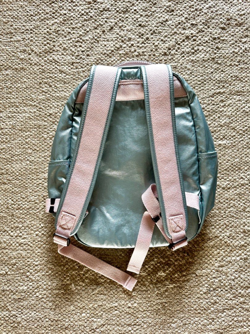 Kipling Backpack (Category: Babies & Kids Fashion) located in Singapore. Submitted by frogprincess (Listing ID 1325466558, Image 2). Description: Kipling Kids’ Bagpack Silver and pink Never used 35cm x 25cm x 11cm.