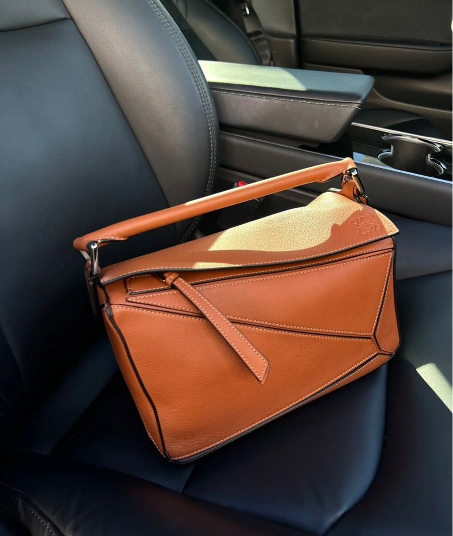 Loewe puzzle bag tan medium clearance