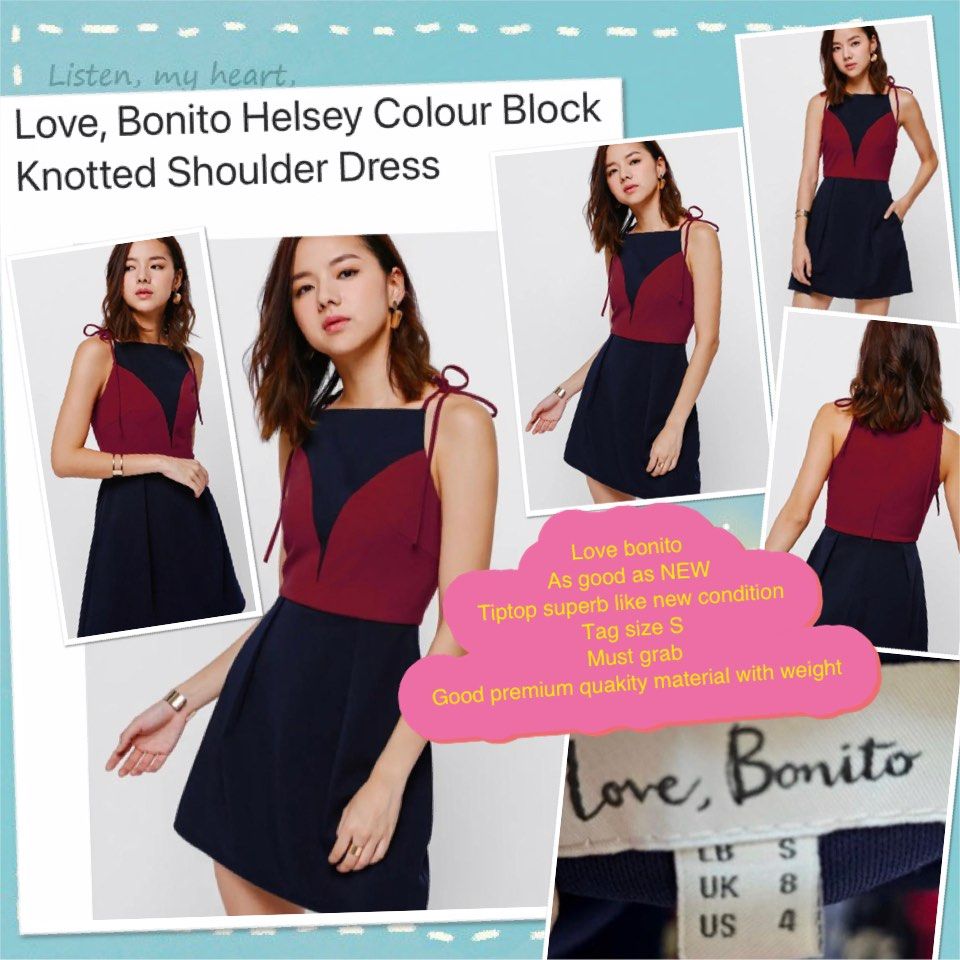 Only new block dress hot sale
