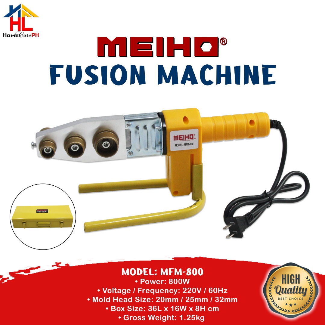 Meiho Fusion Machine 800W for Welding Plastic Pipes, Commercial ...