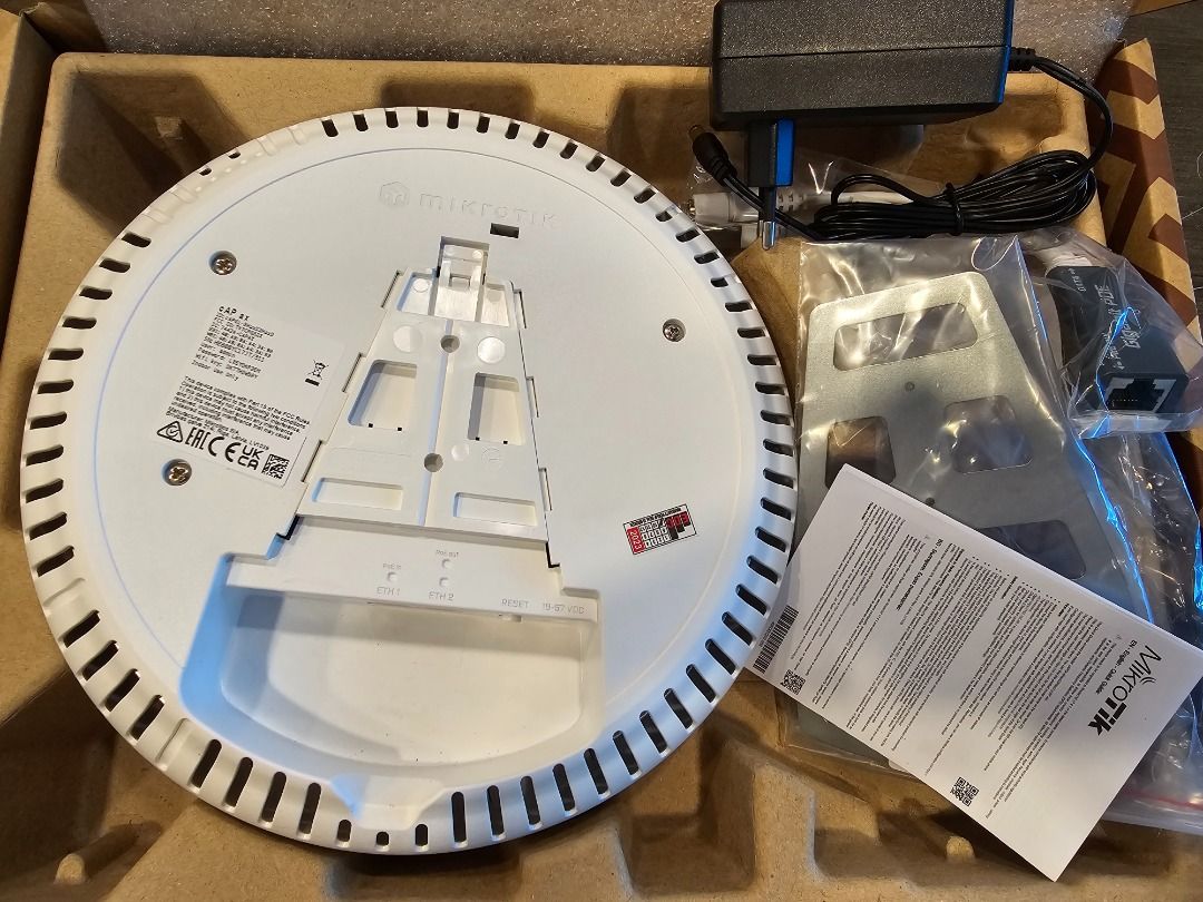 Mikrotik cAP AX Wireless Access Point WiFi 6 Dual Band Router ...