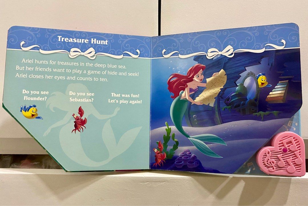 Musical Disney Princess Book (Category: Children's Books) located in Quezon City. Submitted by hellodiva (Listing ID 1325576801, Image 2). Description: Musical Story Book Disney Princesses Working Condition No Issues Condition: 9/10 📌If it’s posted, it’s still available ❌No Bogus Buyers Please!.