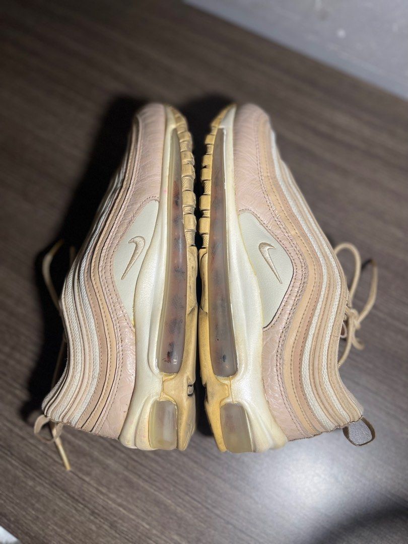 Nike Air Max 97 Pink and Beige Women s Fashion Footwear Sneakers on Carousell