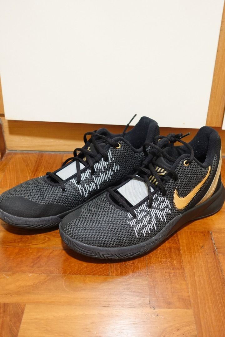 Kyrie flytrap 2 black metallic gold cheap