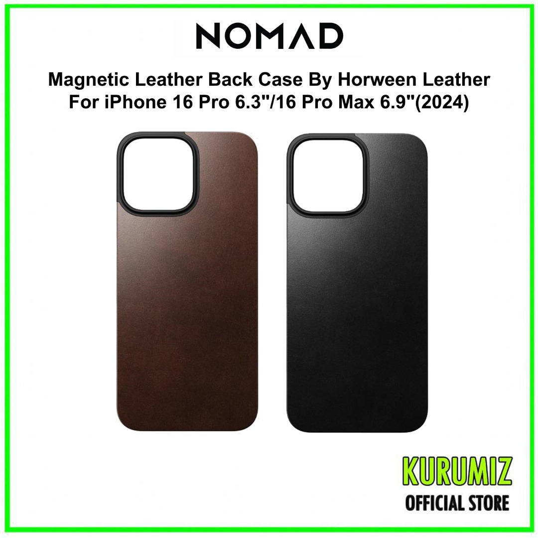 NOMAD iPhone16Pro Leather Accessories Iphone Magnetic Back NOMAD iPhone16Pro Leather Accessories Iphone Magnetic Back