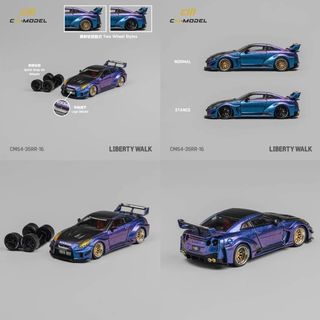 In Stock) Mini GT #698 1/64 Nissan Skyline Kenmeri Liberty Walk - Foto 12