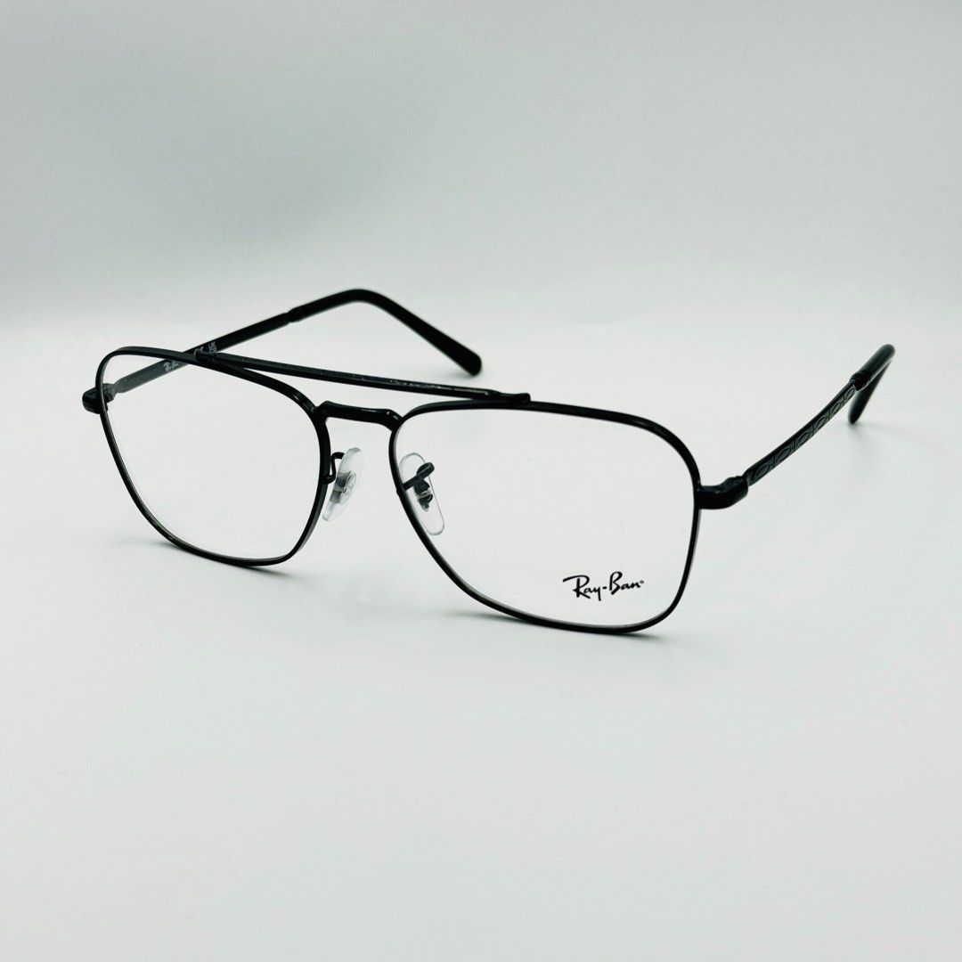 Rayban RX3636V 2509 New Caravan Polished Black 58, Men's Fashion