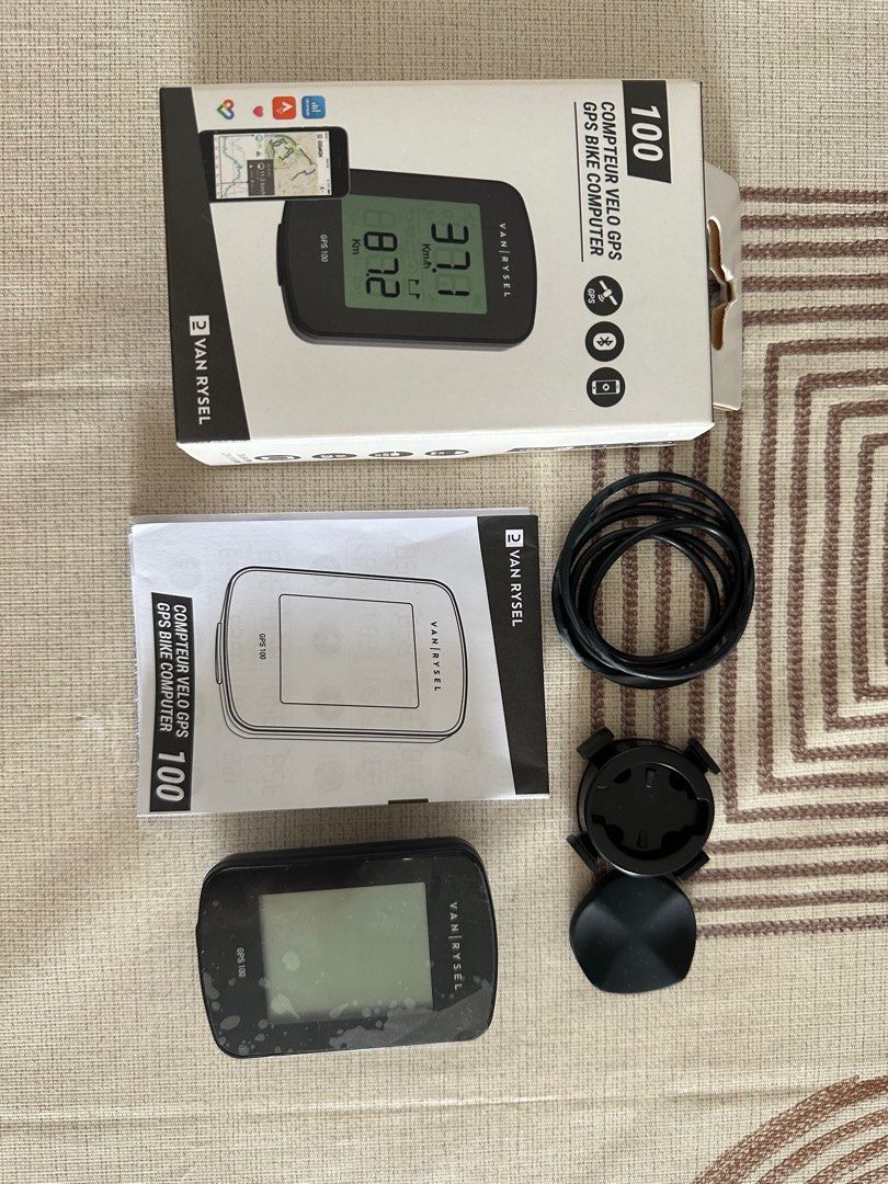 Road Cycling Bike Computer Van Russel BC 100 GPS Black