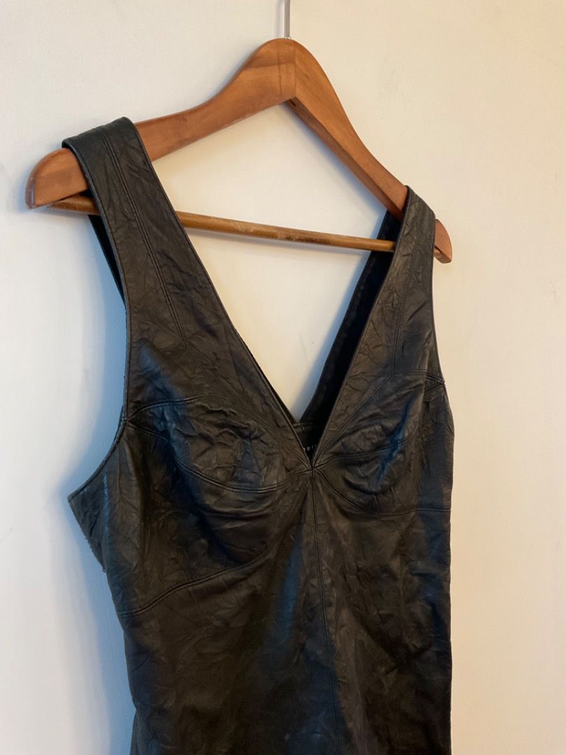 Robert Rodriguez Lamb Leather Dress, , & , - Carousell