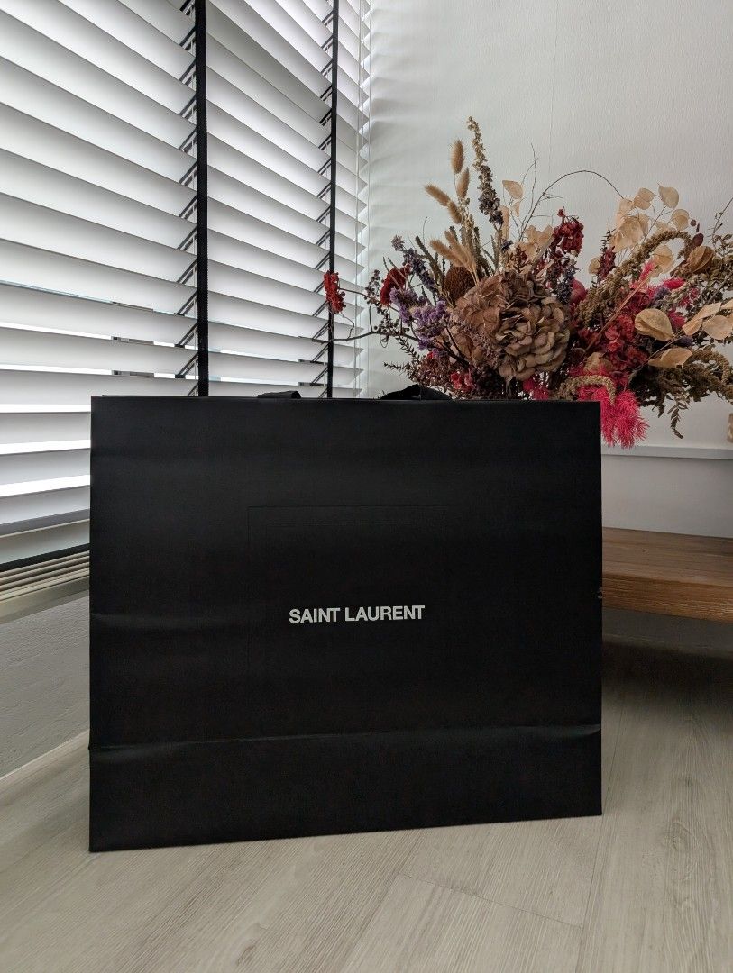 Saint laurent paper bag sale