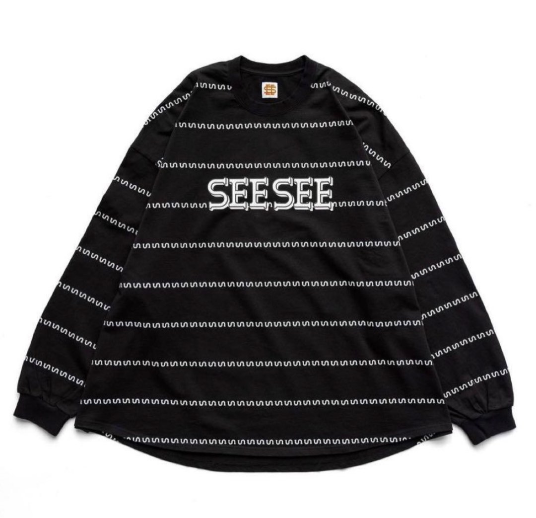 XL SEE SEE SUPER BIG LS S BOARDER TEE（Buy FCB: Matchday