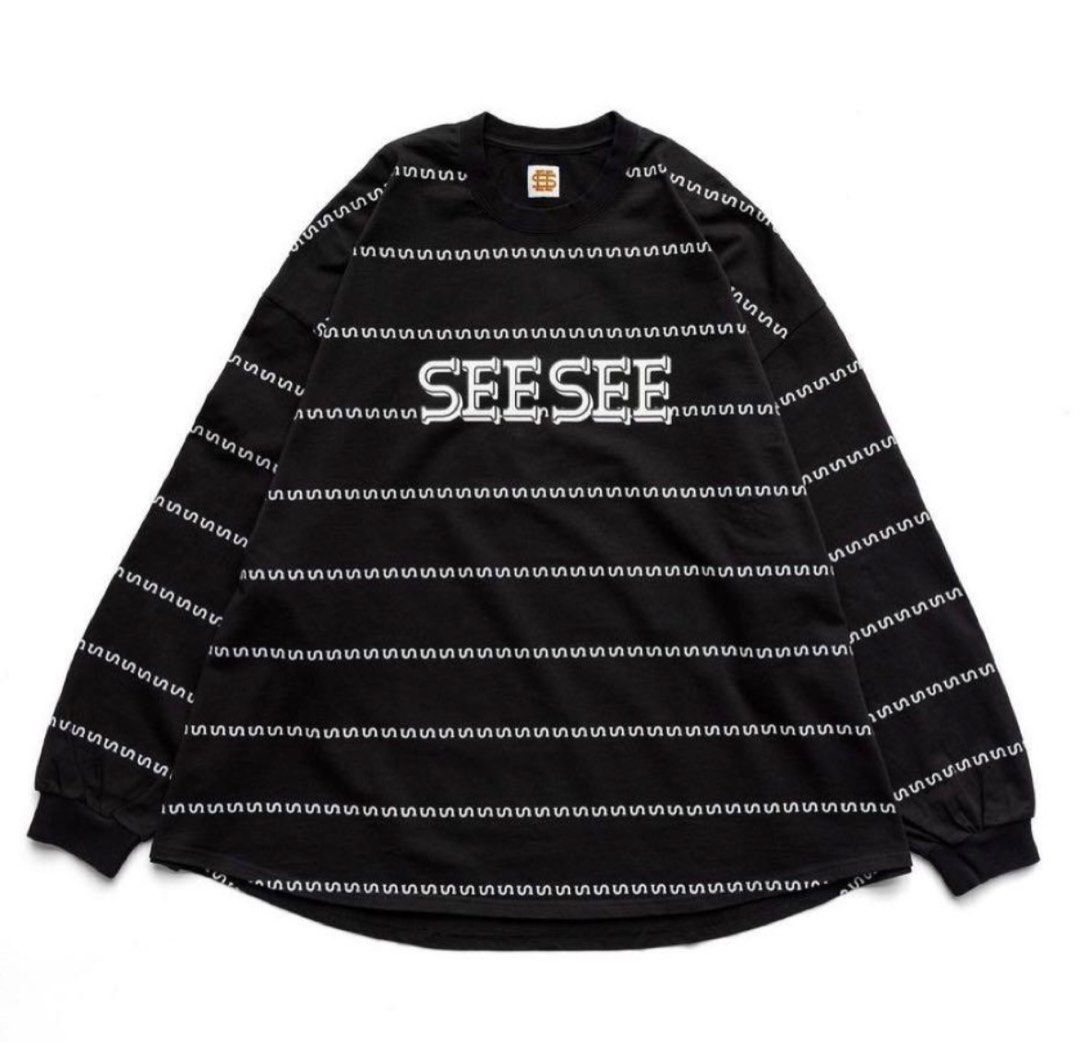 SEESEE SFC SUPER BIG LS S BOARDER TEE, 興趣及遊戲, 玩具& 遊戲類- Carousell