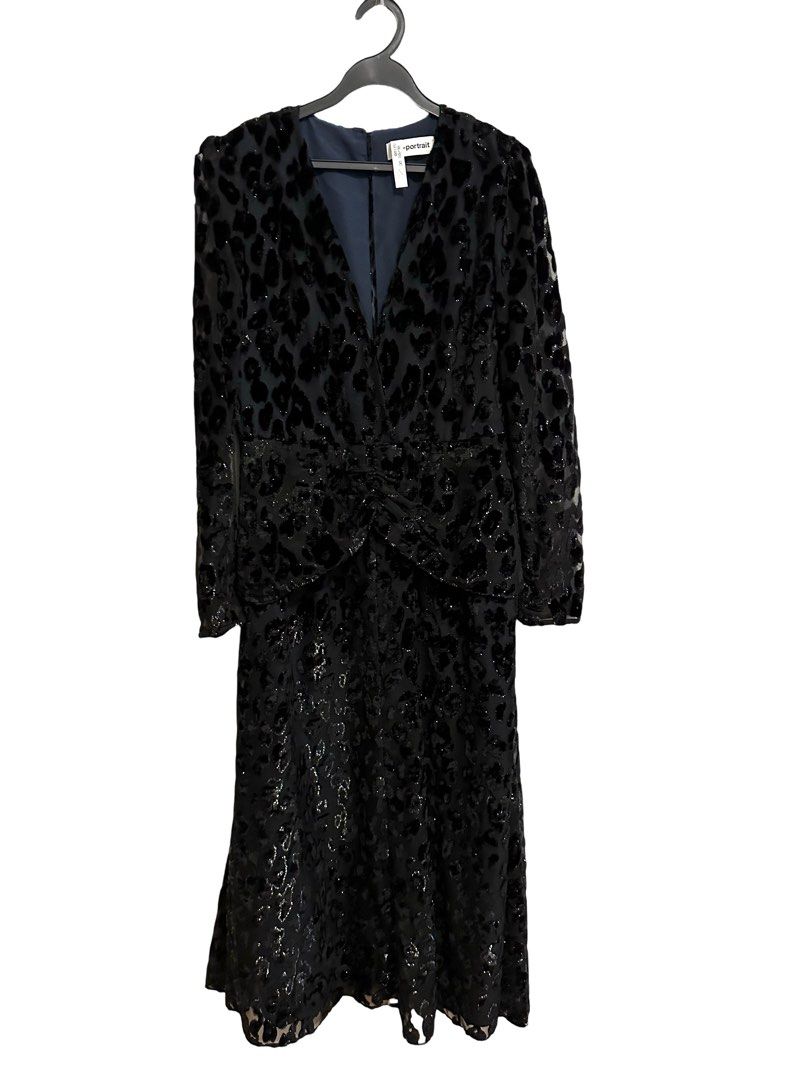 floral formal midi dress Clara Sweetheart Floral Chiffon Midi Formal Dress