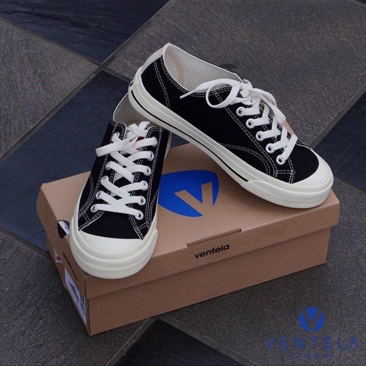 Sepatu Ventela Basic Low Black Natural Size 41 Original, Fesyen
