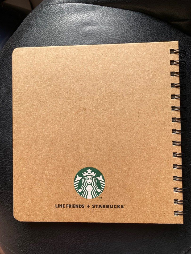 Starbucks 2022 x Line Friends Brown Earth Day Notebook Limited Edition
