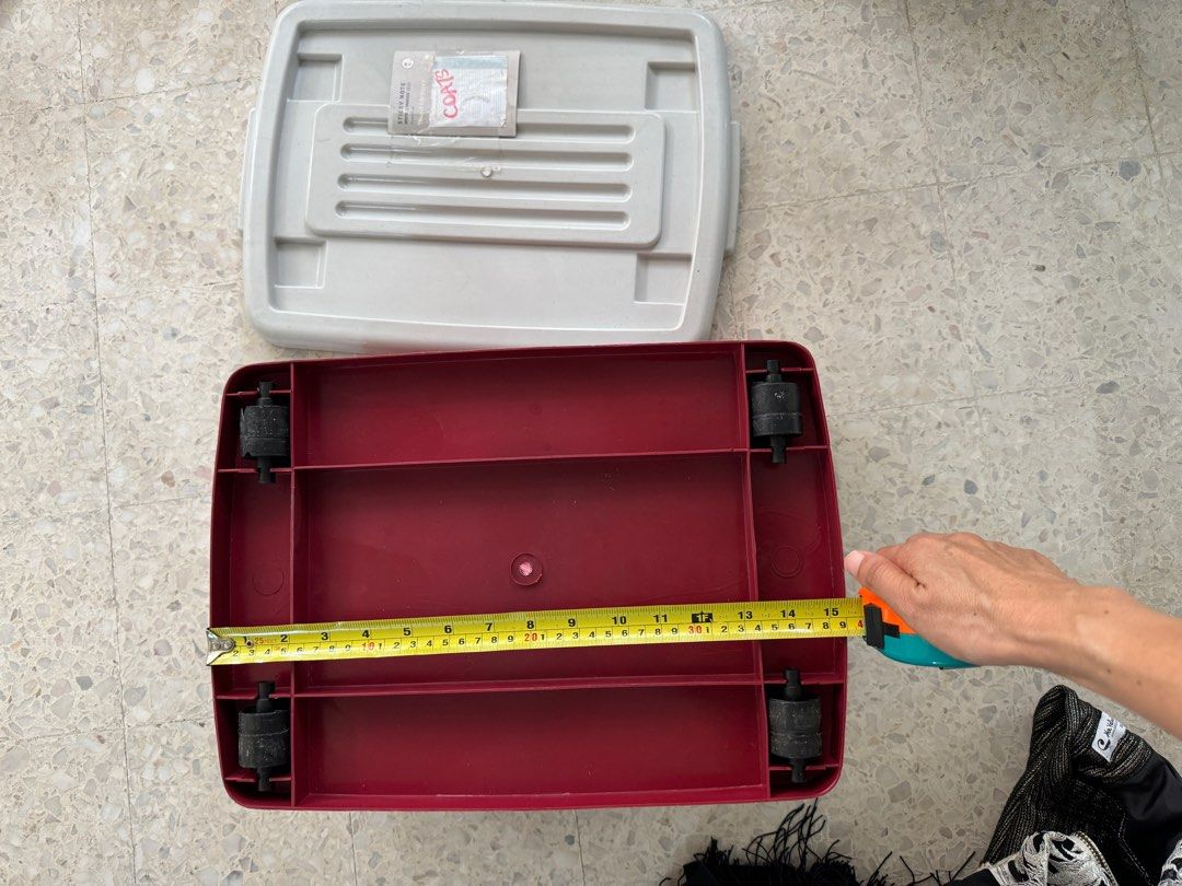 Storage Box with Wheels, Furniture & Home Living, Home Improvement