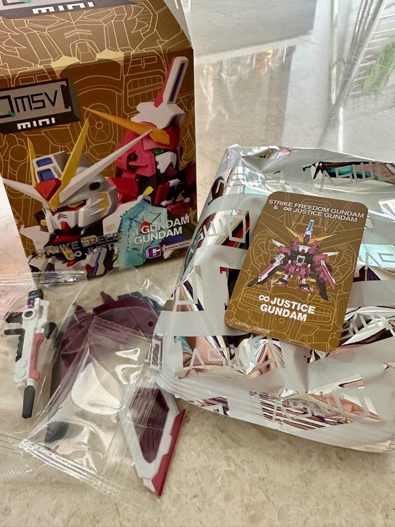 BNIF Strike Freedom Gundam $22/box (Category: Gundam Model Kits) located in Singapore. Submitted by soh_simple (Listing ID 1325492944, Image 3). Description: I have: 1*Infinity Justice Gundam 1*Strike Freedom Gundam (sold) Sell @ $22/box BNIF, What you will received is shown in the pictures..