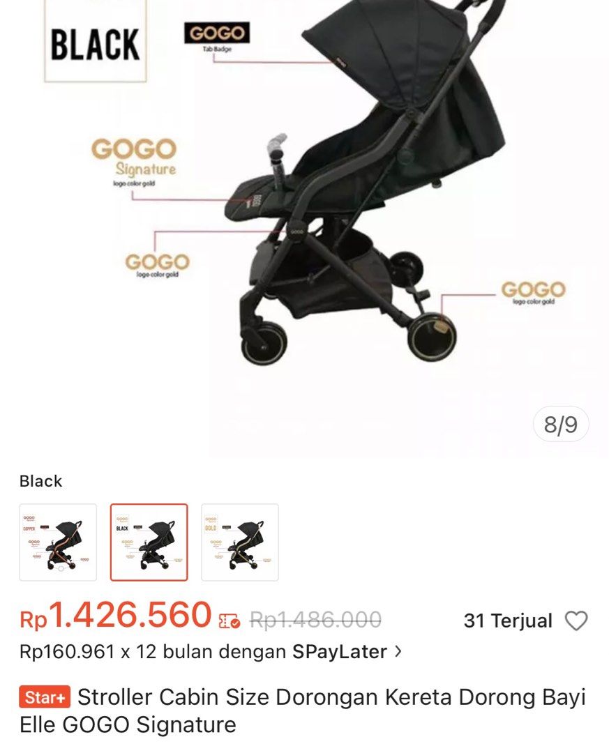 Stroller elle gogo signature 2025