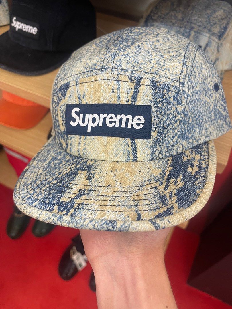 supreme camp cap denim fw24