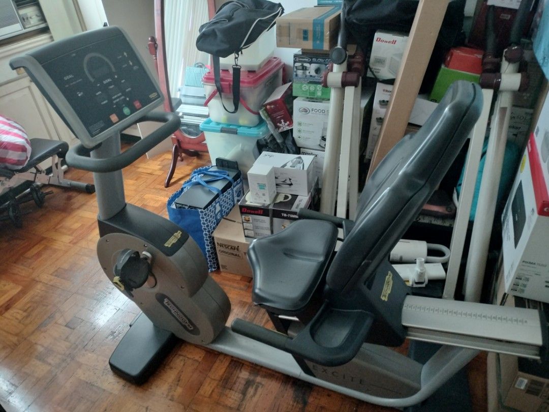 Techno Gym Recumbent Bike (Category: Cardio & Fitness Machines) located in Manila. Submitted by michaelivancha (Listing ID 1325569912, Image 1). Description: "Techno Gym Recumbent bike" self powered Well maintained all working personal use nothing to fix P68,000 negotiable #0915-8279338 or pm me fyi: busy and need space ....