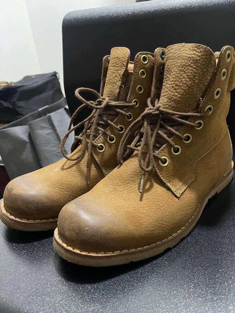 Timberland high cut leather boots Men s Fashion Footwear Boots on Carousell