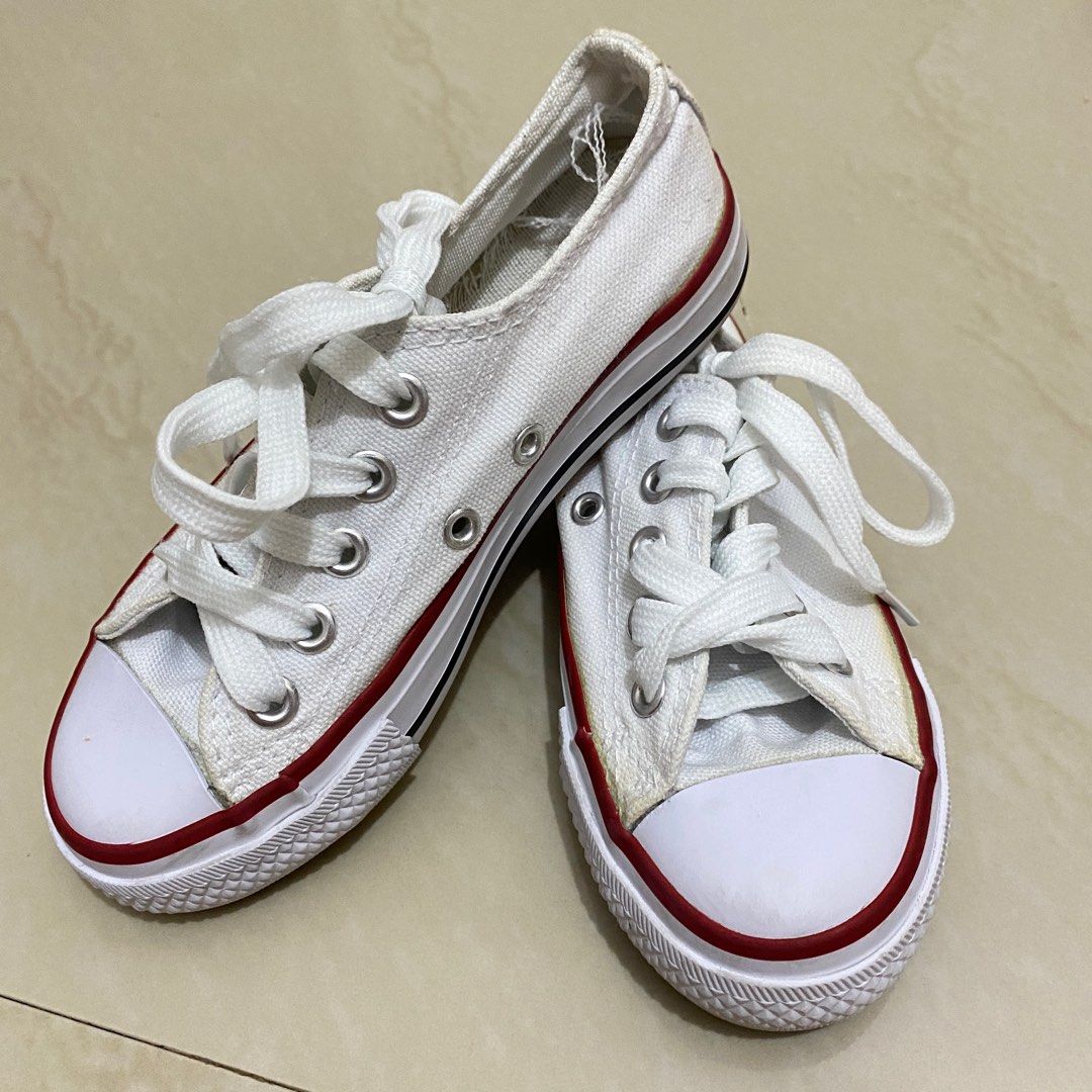 White converse kids size 11 cheap