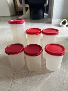 Tupperware 1L Space Maker Rectangular Flip Top Cap Container Box ...