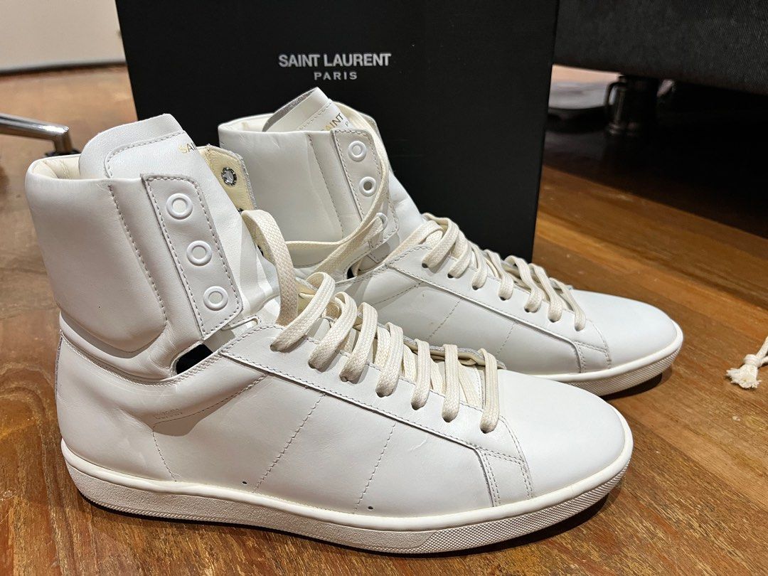 Unworn Saint Laurent YSL SL 01H Classic Sneakers Men s Fashion Footwear Sneakers on Carousell
