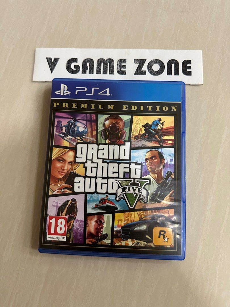 (with DLC) PS4 PS5 GTA V Premium Edition GTA 5 GTA5 GTAV Used Games