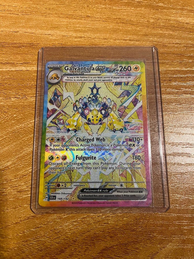 WTS Pokemon TCG Galvantula EX SIR, Hobbies & Toys, Toys & Games on Carousell