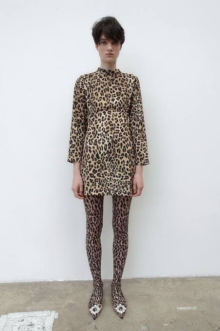 Zara dress leopard, Fesyen Wanita, Pakaian Wanita, Gaun Rok di