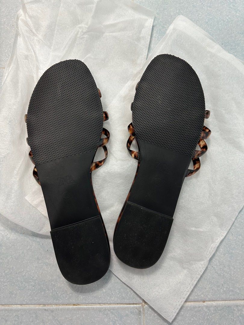 Zara shell sandals outlet