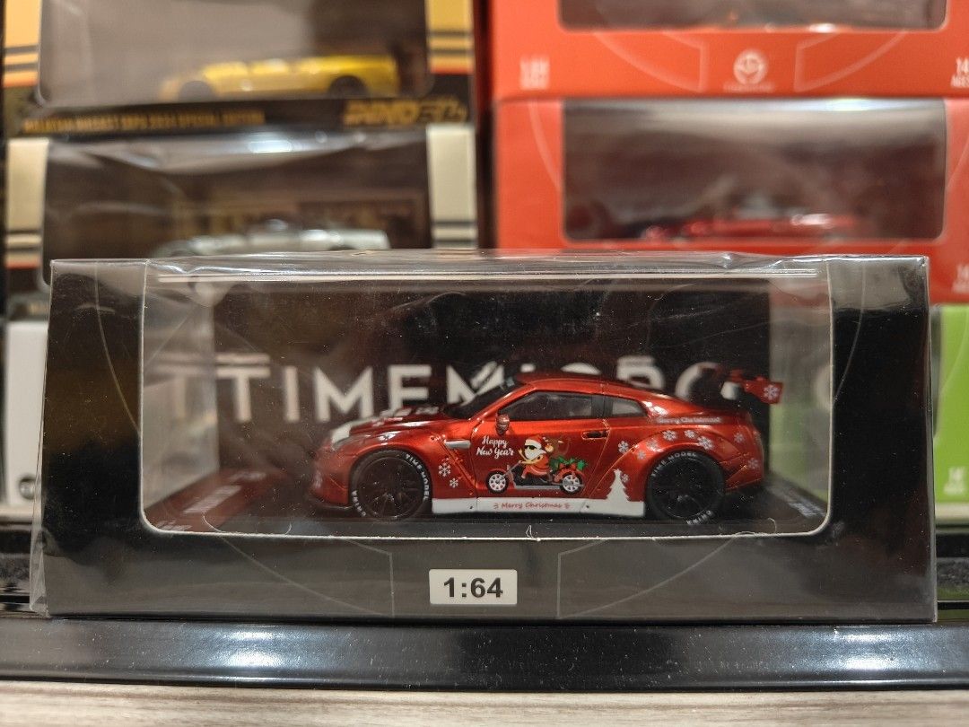 1:64 Time Model Nissan Skyline R35 Christmas Version, Hobbies & Toys ...