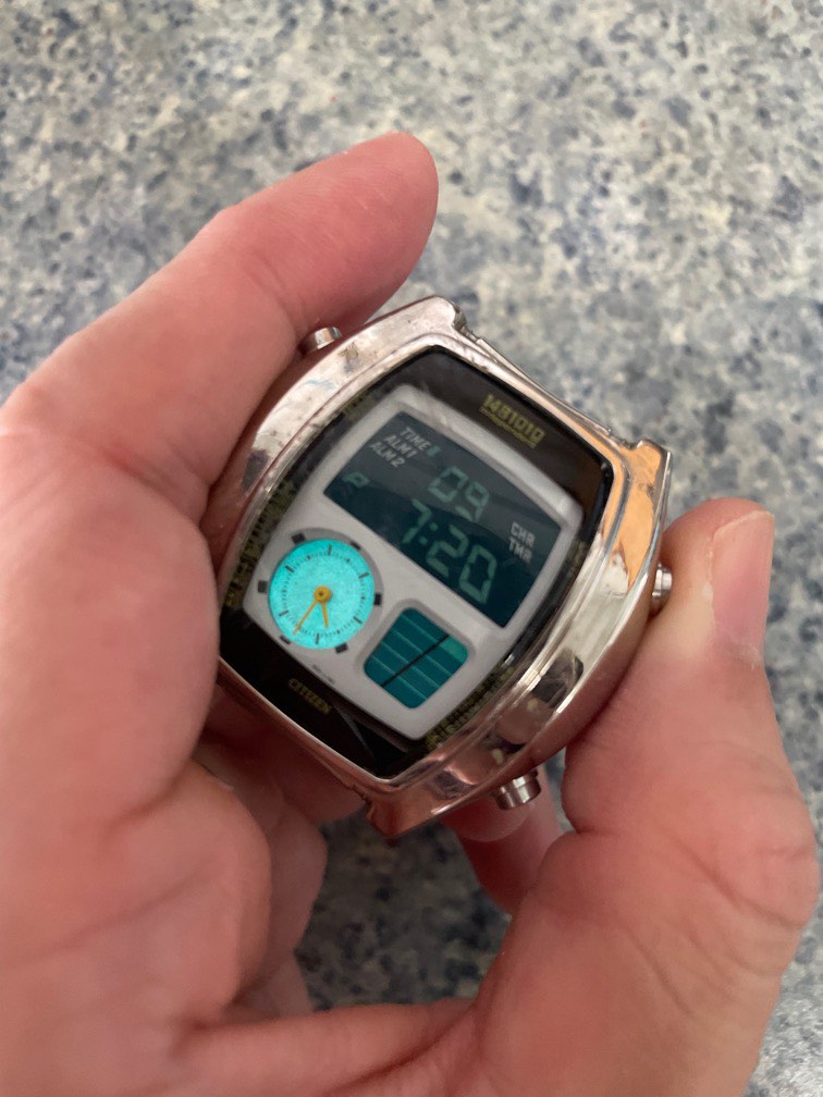 1990 vintage Citizen 1481010 Independent Ana digi watch Men s Fashion Watches Accessories Watches on Carousell