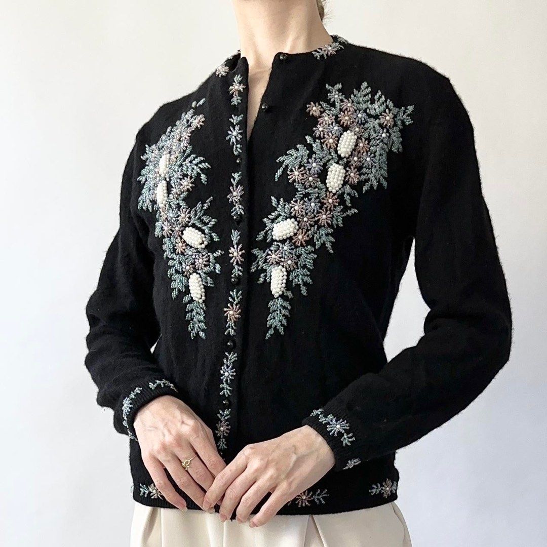 Vintage beaded cardigan 2025