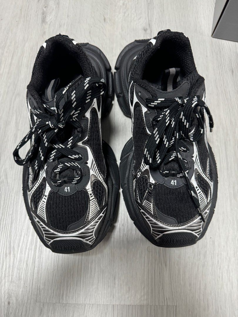 靴 BALENCIAGA Paris 41 Balenciaga Denim High-Top Sneakers, Size 41 EU