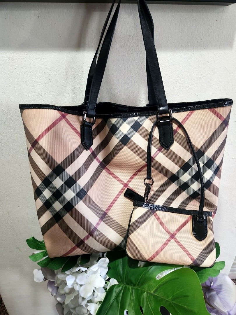 Burberry nova tote new arrivals