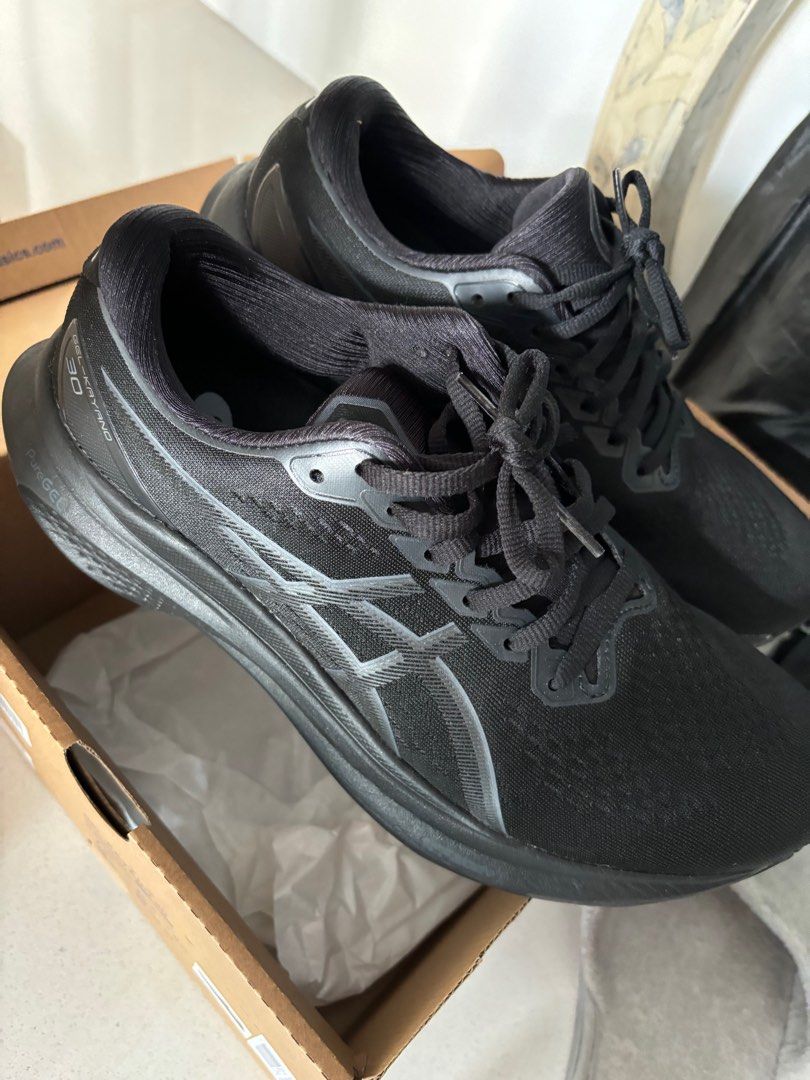 ASICS Gel Kayano 30 Men s All black US7.5