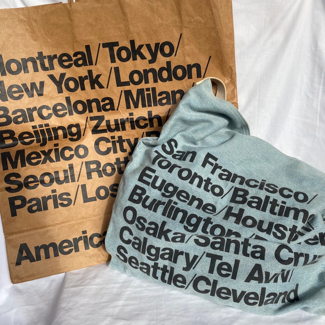 Authentic American Apparel Denim Tote Bag, Everything Else, Others on ...