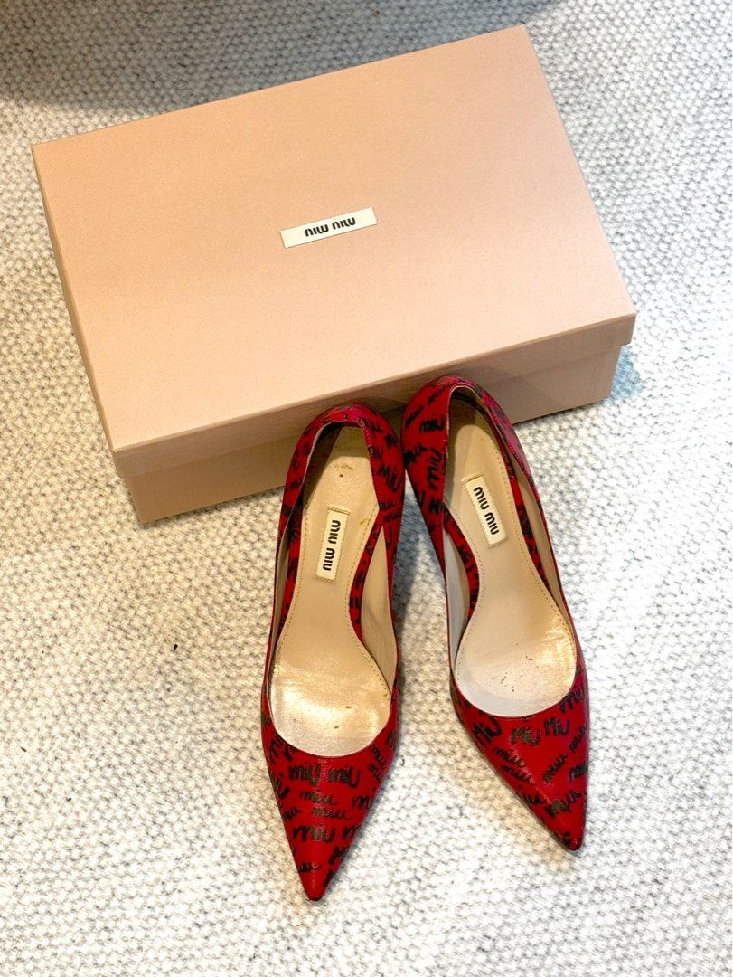 Miu miu high heels 2025