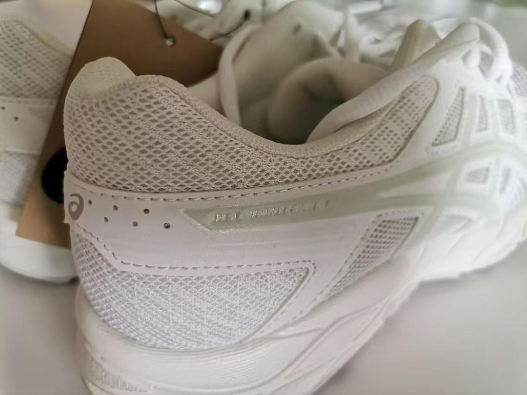 Authentic New Asics GEL CONTEND 4 Men s and Women s Running Shoes White school shoes Asics sport shoes Sports Equipment Hiking Camping on Carousell
