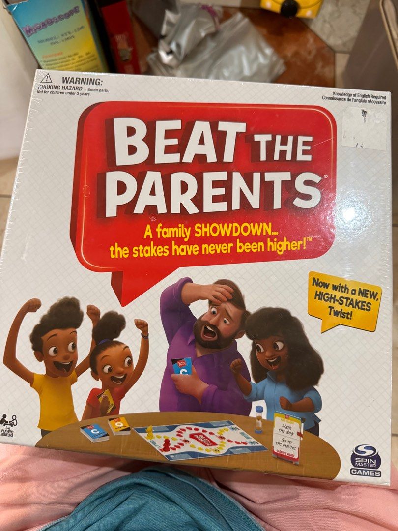 Beat the Parents Board Game (Category: Board Games & Puzzles) located in Pasig City. Submitted by chie_store (Listing ID 1325661092, Image 1). Description: Brand new and sealed.