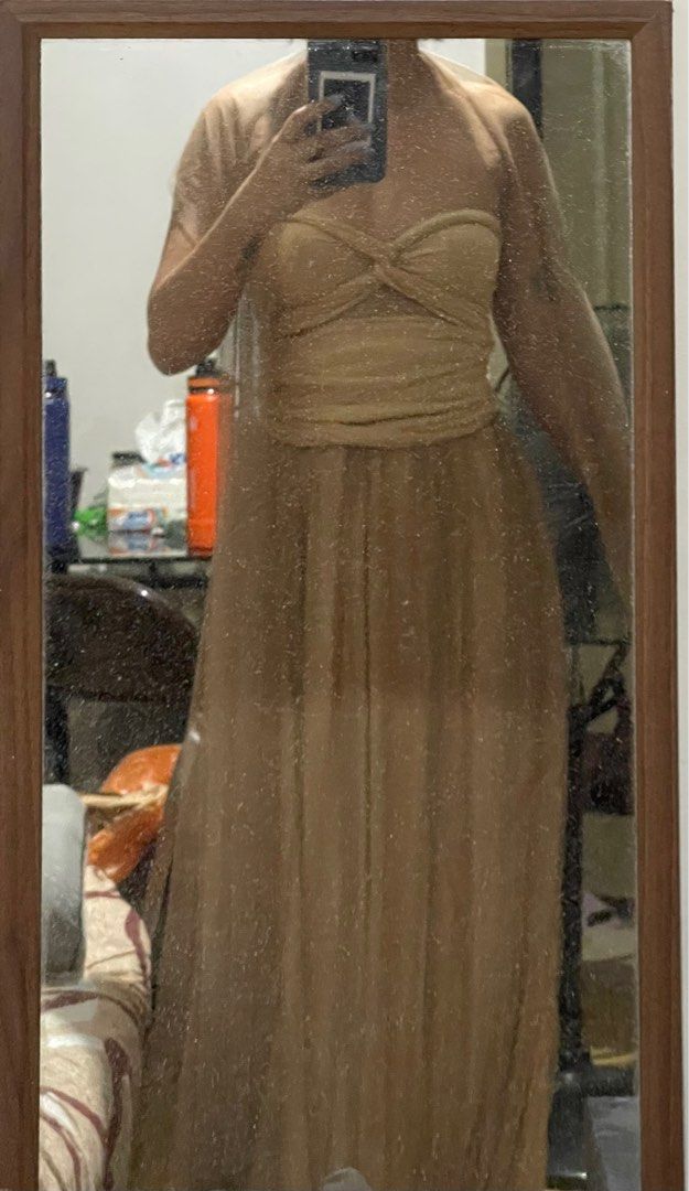 beige infinity dress Infinity dress, champagne beige silk dress, bridesmaid dress, silk dress,  multi wrap dress, convertible dress, multiway dress, long dress, wedding  guest dress, women dress – ENME.ME