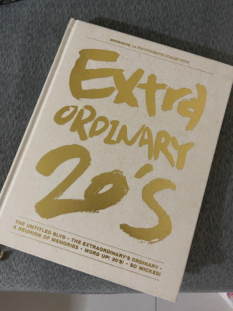 Bigbang Extraordinary 20's Photo Book, Hobbies & Toys