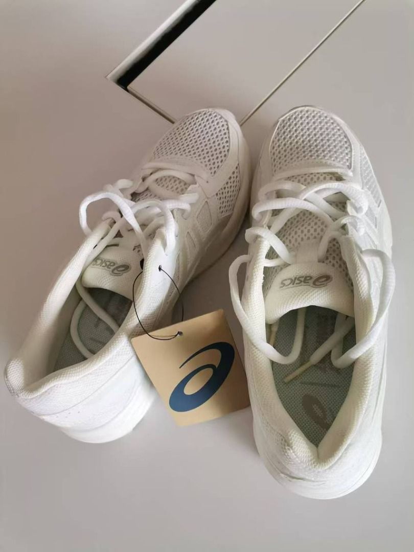 Authentic New Asics GEL CONTEND 4 Men s and Women s Running Shoes White school shoes Asics sport shoes Sports Equipment Hiking Camping on Carousell