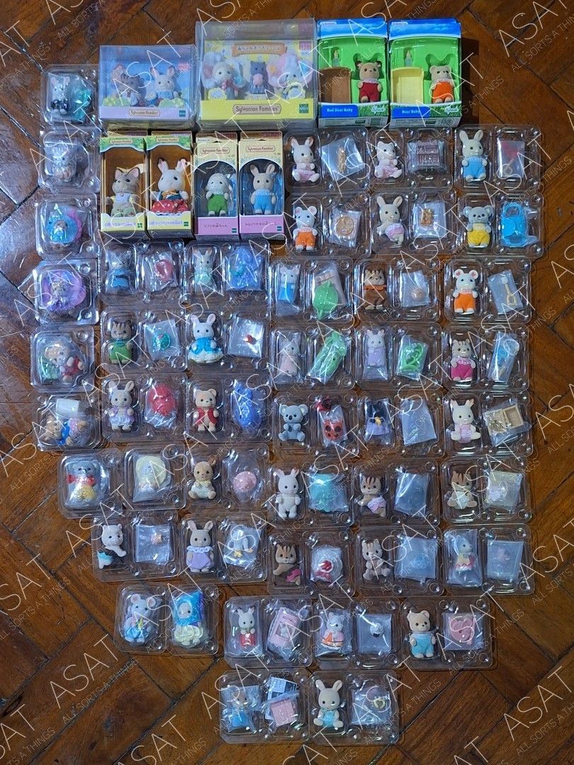 BRAND NEW SYLVANIAN FAMILIES Babies, Blind bags, Japan Exclusive (Category: Designer & Blind Box Toys) located in Valenzuela. Submitted by allsortsathings.mnl (Listing ID 1325661387, Image 1). Description: Brand New Sylvanian Families Babies Sold per piece/Set Message seller for prices☺️.