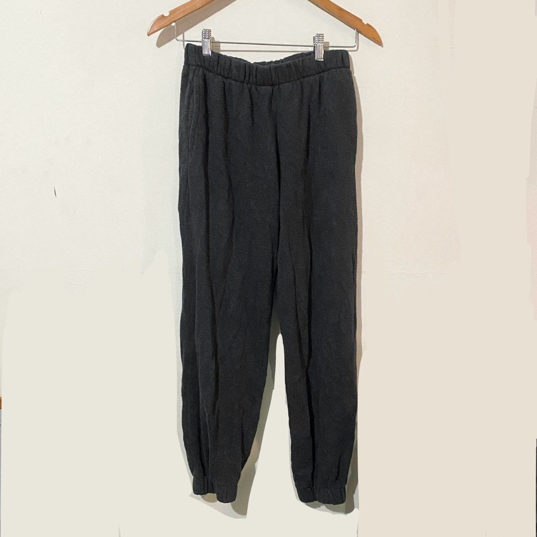 Brandy Melville Dark Grey Rosa Cotton Sweatpants Women s Fashion Bottoms Other Bottoms on Carousell
