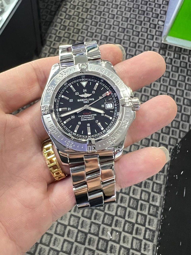 BREITLING COLT SWISS MADE AUTOMATIC CHRONOMETER DIVERS 500M A17380