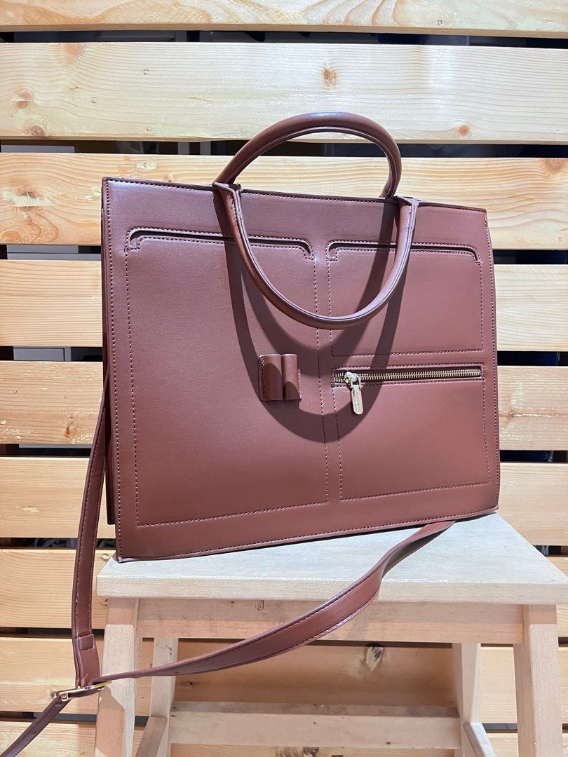Brown Milliot & Co Laptop Office Bag (Category: Laptop Bags & Sleeves) located in Makati City. Submitted by franelk (Listing ID 1325654229, Image 1). Description: .